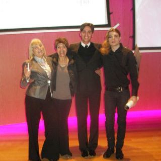 Con la Sra Nennella Santelli y Make Up Internacional